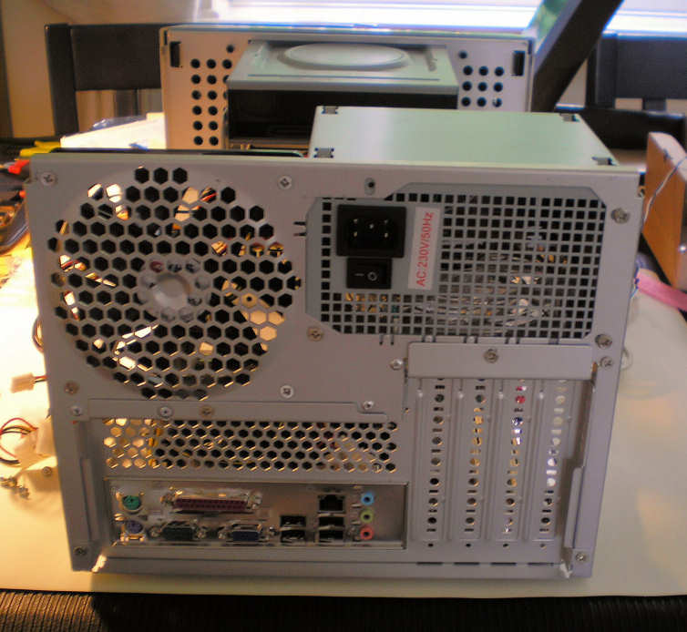 Cube PC Rear View